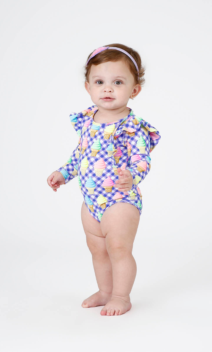 Body Bebê Jaque Ice Cream - Siri Kids