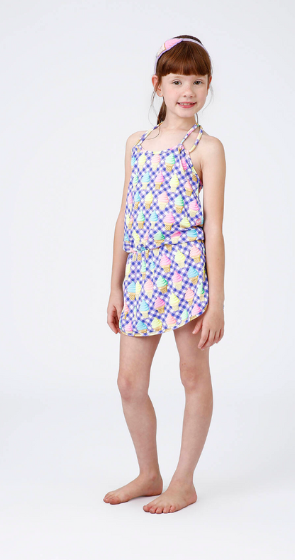 Vestido infantil Cris Ice Cream - Siri Kids