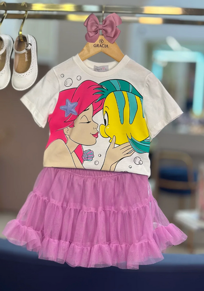 Blusa Infantil Pequena Sereia - Momi