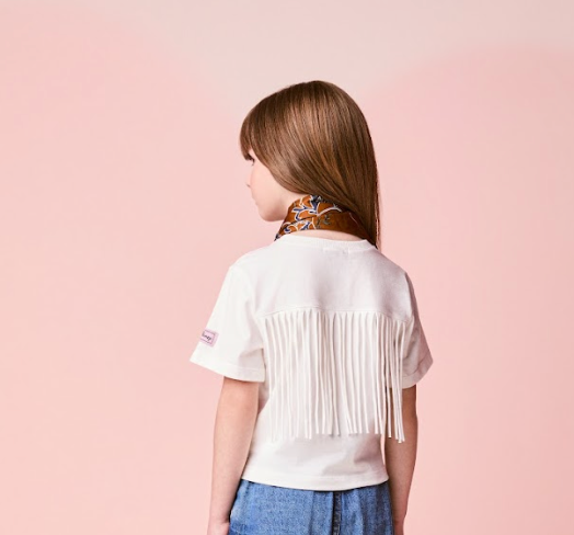 Blusa Infantil Stitch com Franjas - Momi