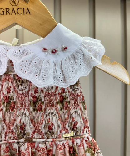 Vestido Bebê Floral Provençal - Roana