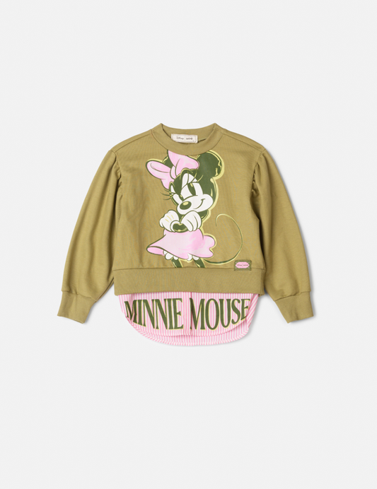 Casaco Infantil Minnie Mouse Verde Forest - Animê