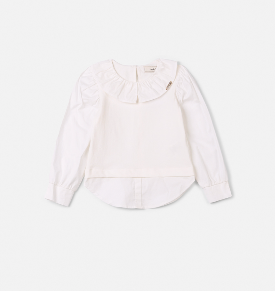 Camisa Infantil Gola com Babado - Animê
