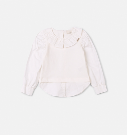 Camisa Infantil Gola com Babado - Animê