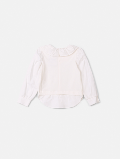 Camisa Infantil Gola com Babado - Animê
