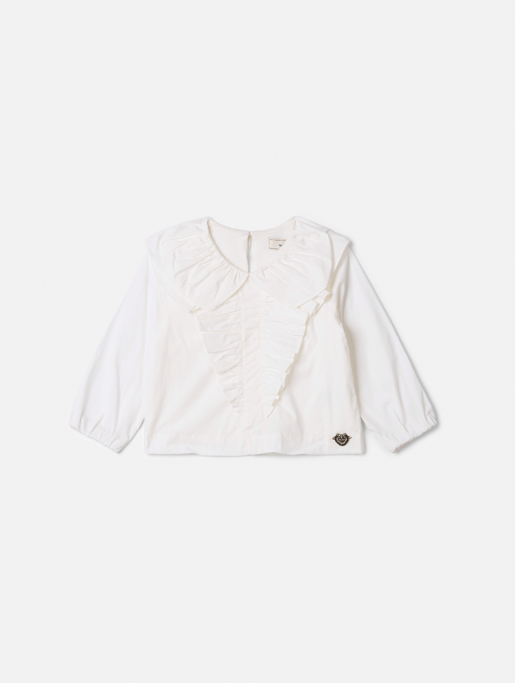 Blusa Infantil Maxi Gola Babados - Animê