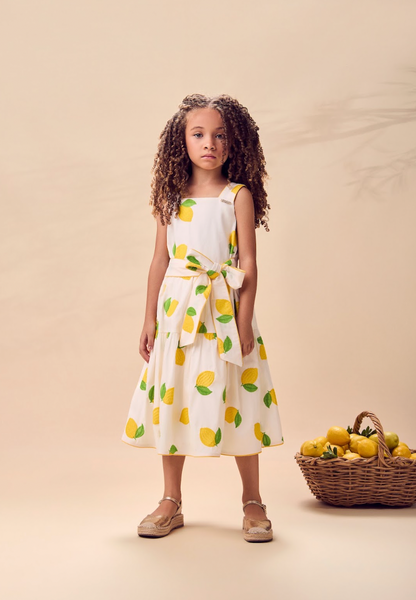 Vestido Infantil Limão Soleil - Animê