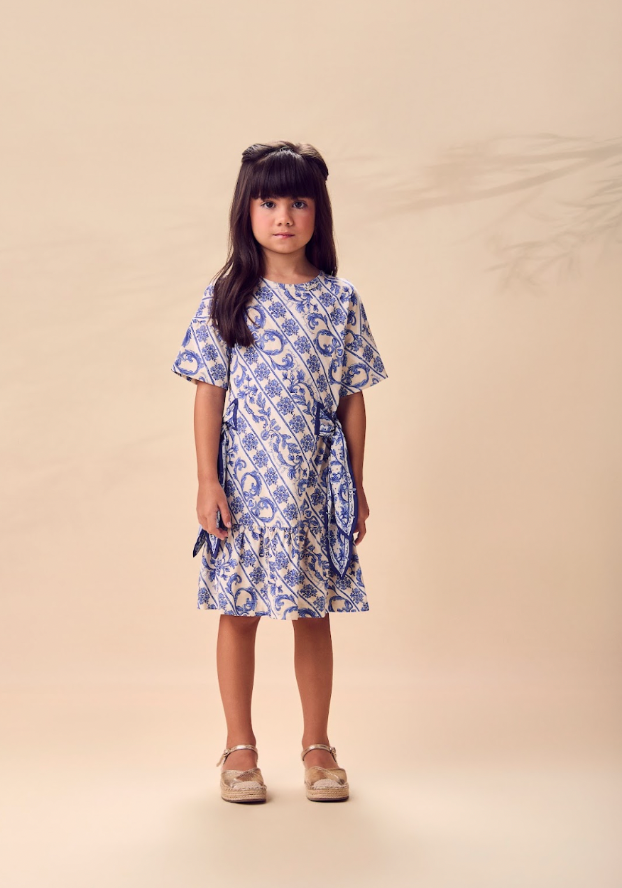 Vestido Infantil Flores DG - Animê