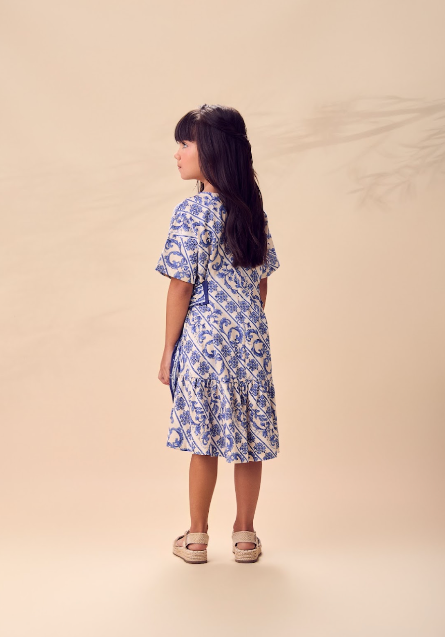 Vestido Infantil Flores DG - Animê