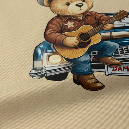 Camiseta Infantil Teddy Cadillac Bege - Dame