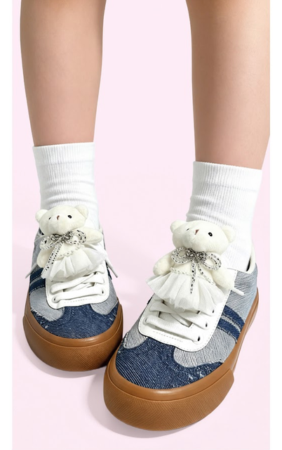 Tênis Infantil Casual Jeans Ursinha - Luluzinha