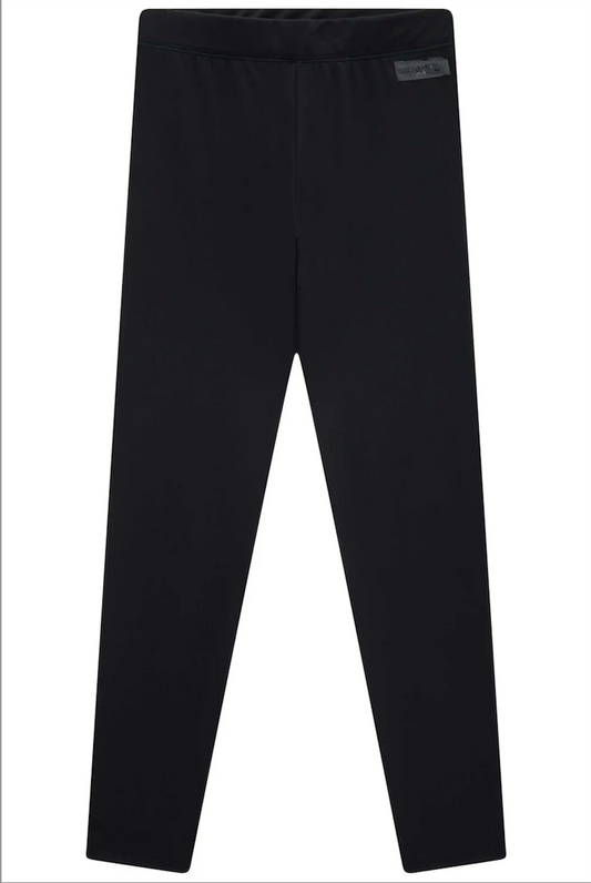 Calça Legging Infantil Malha Poliamida UV50 Preta - Vic Vick