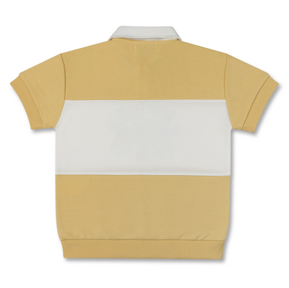 Conjunto Infantil Algodão Amarelo Listrado Blusa Dame Club Short - Dame