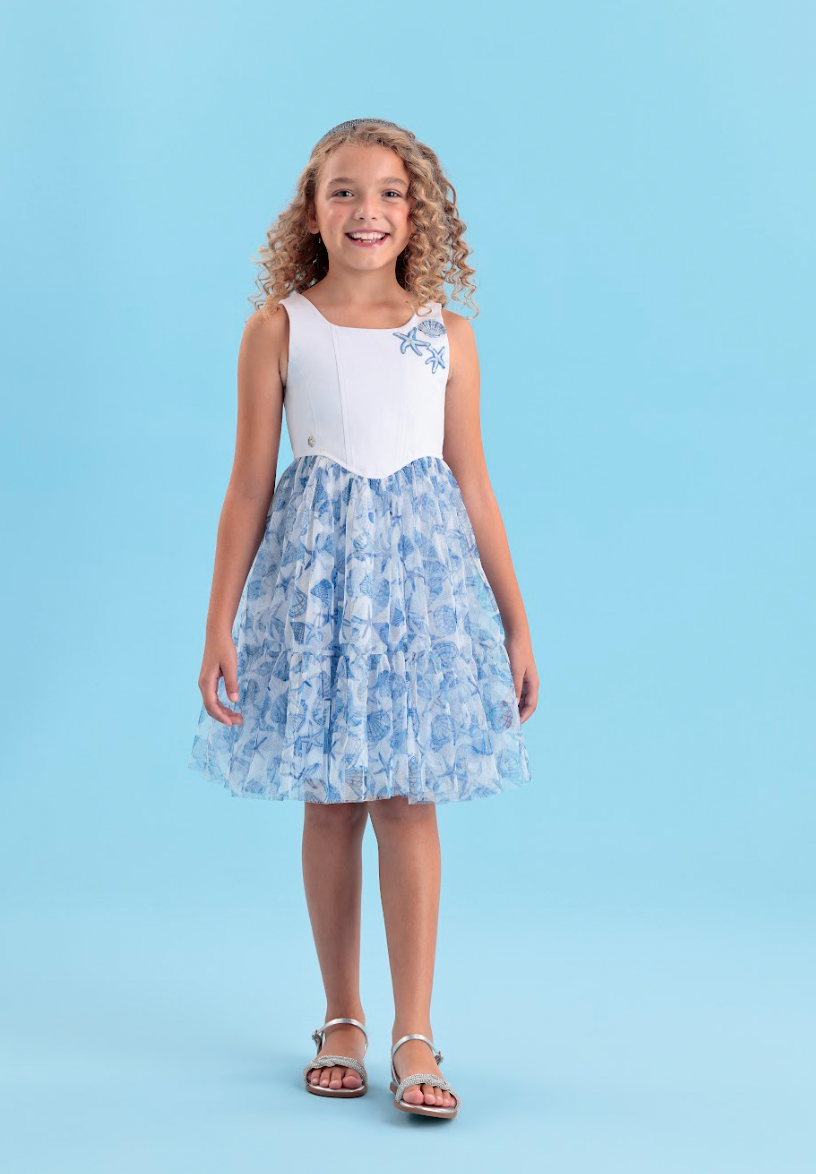 Vestido Mix Sea Petit Cherie