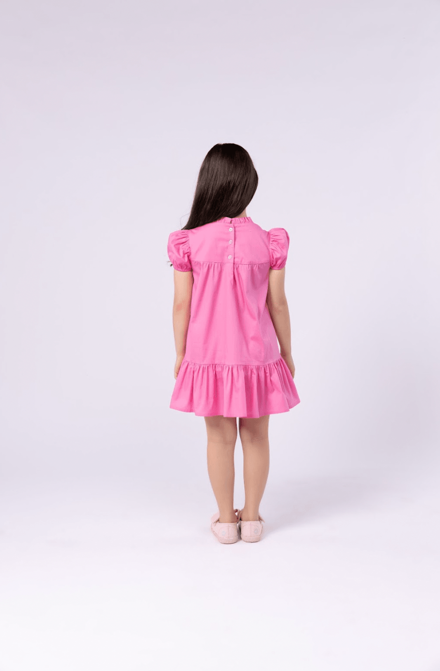 Vestido com babado e recorte Beabá - Gracia