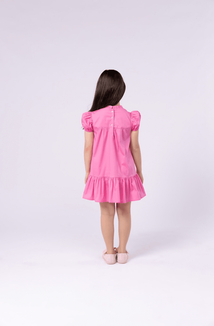 Vestido com babado e recorte Beabá - Gracia