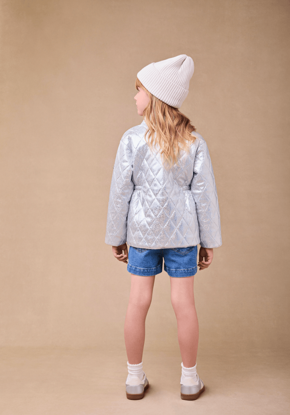 Jaqueta Puffer Metalizada - Animê - Gracia
