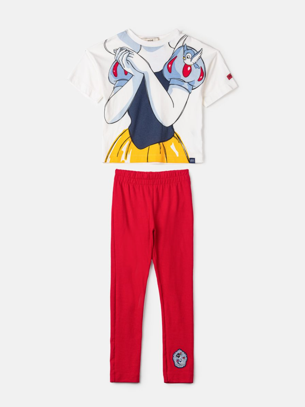 Conjunto Infantil Branca de Neve com Capa - Animê