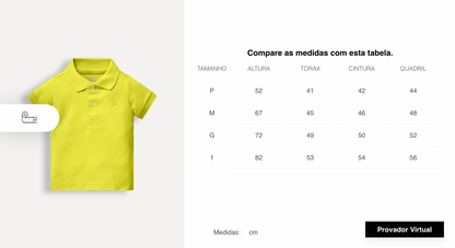 Polo Bebê Piquet Básica Branca - Reserva Mini