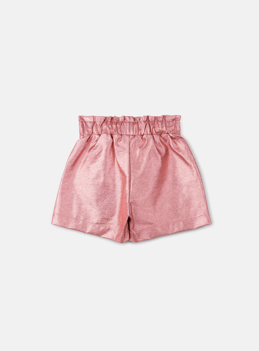 Shorts Infantil Metalizado Clássico Rose - Animê