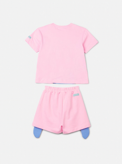 Conjunto Infantil Stitch Blossom - Animê