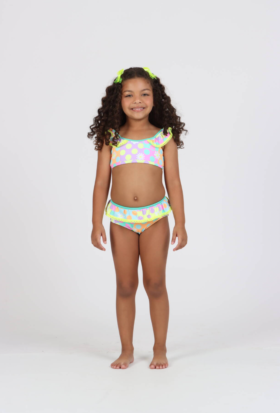 Biquíni Infantil Faixinha Ariel Margarida - Siri Kids