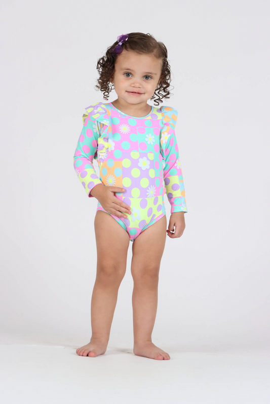 Maiô Bebê Jaque Margarida - Siri Kids