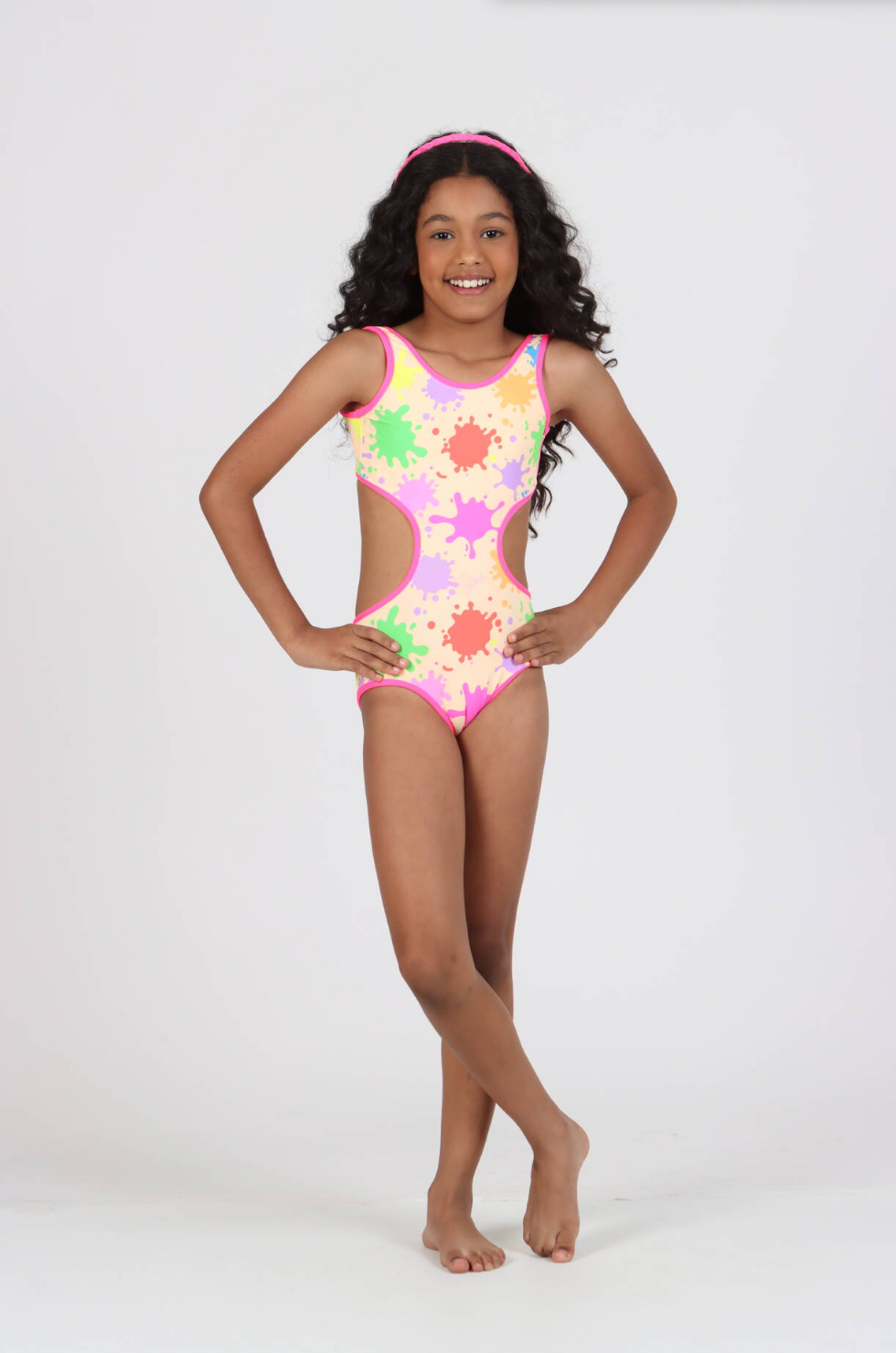 Maiô Infantil Carol Dupla Face Colorir - Siri Kids
