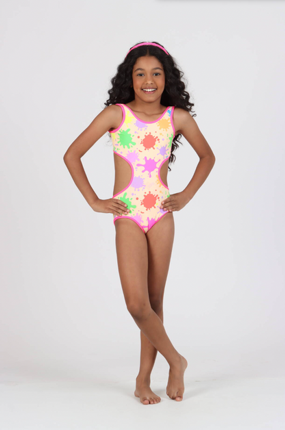Maiô Infantil Carol Dupla Face Colorir - Siri Kids