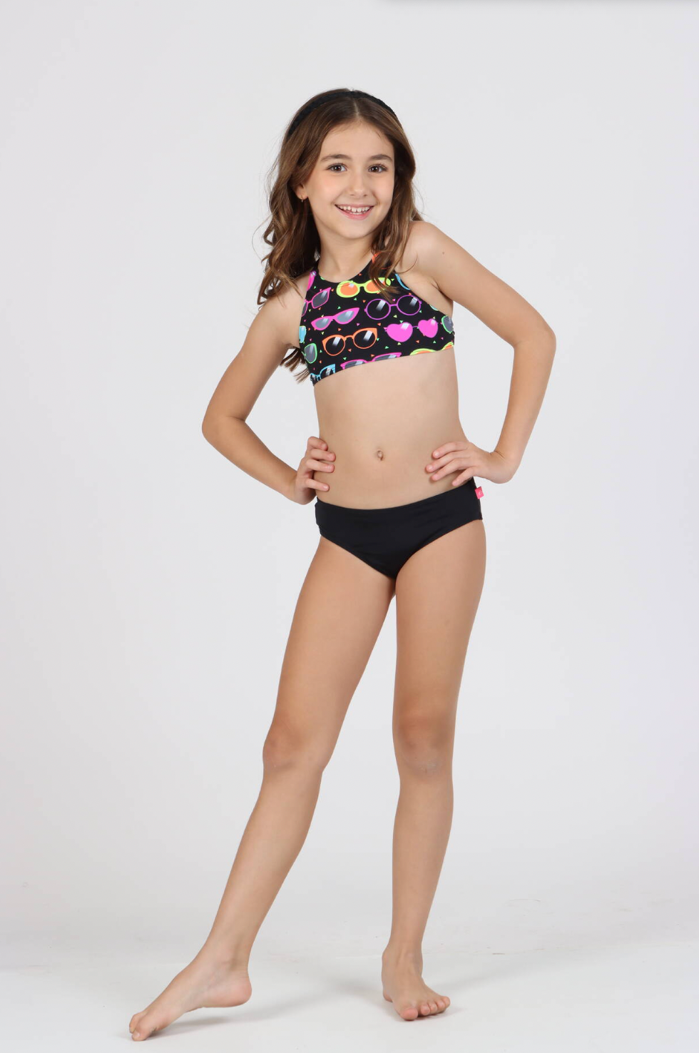 Biquíni Infantil Cropped Tati Óculos - Siri Kids