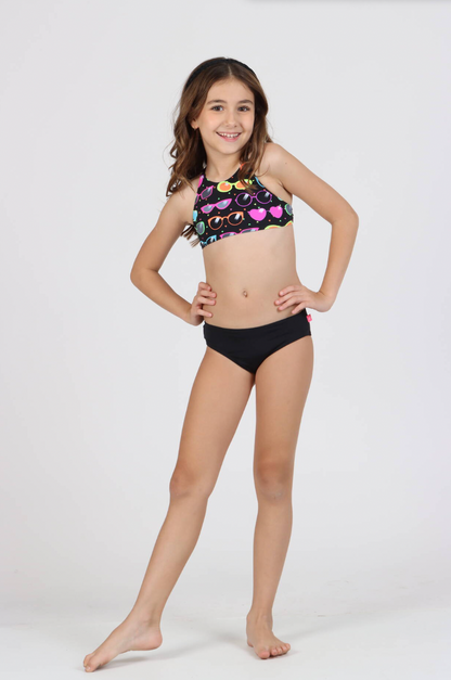 Biquíni Infantil Cropped Tati Óculos - Siri Kids