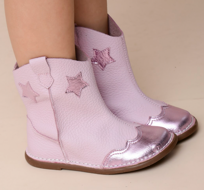 Bota Infantil Cow Star Lilac Alfazema - Petit Cheval