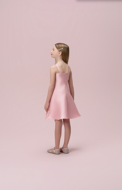 Vestido Infantil Zibeline Libélula de Strass - Petit Cherie