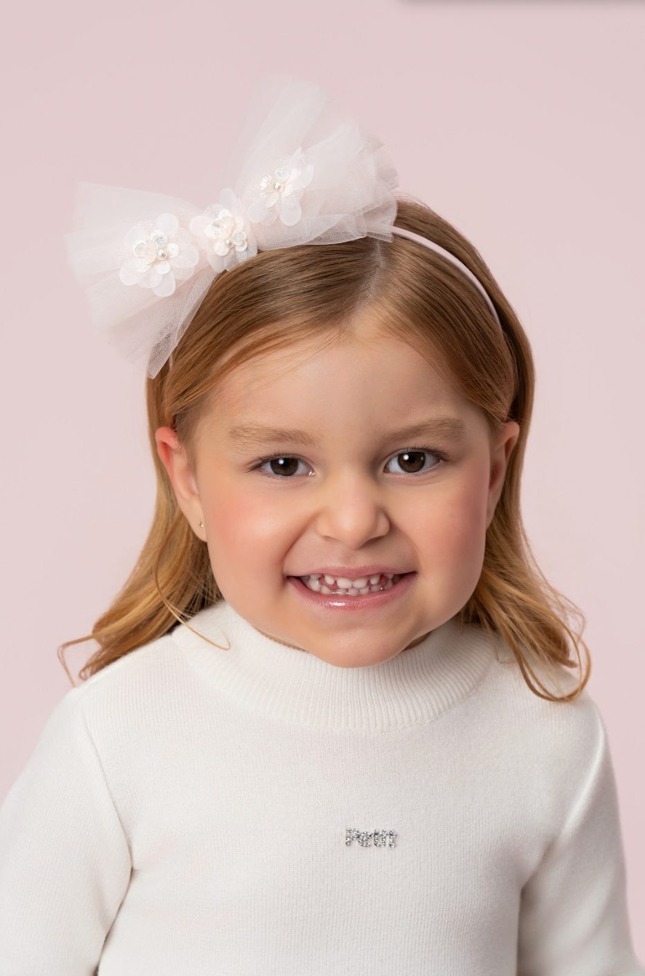 Tiara Infantil com Laço - Petit Cherie