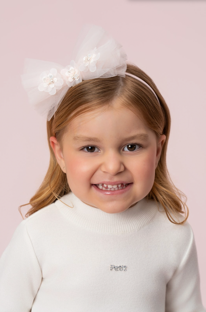 Tiara Infantil com Laço - Petit Cherie