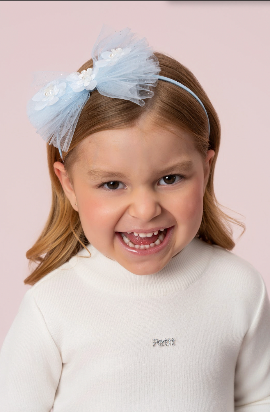 Tiara Infantil com Laço - Petit Cherie