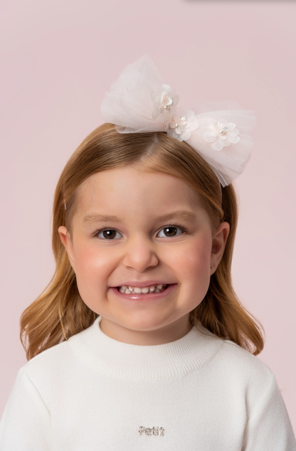 Tiara Infantil com Laço - Petit Cherie