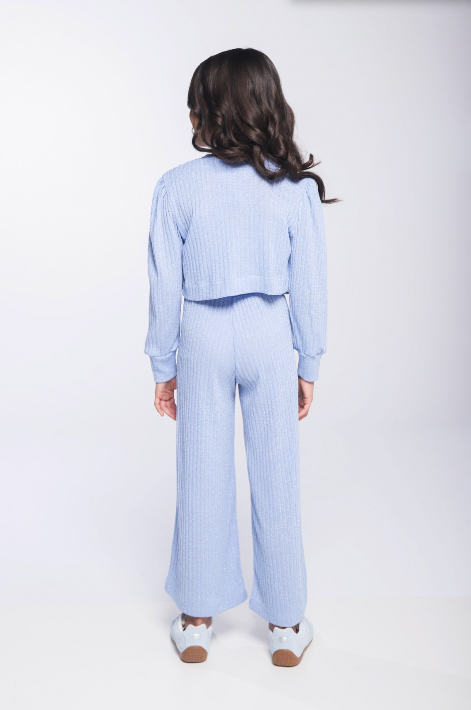 Conjunto Infantil Blusa com Casaco e Calça Azul - Luluzinha