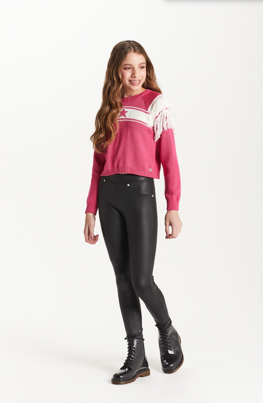 Calça Teen Legging Cirrê com Bolsos  - Two In
