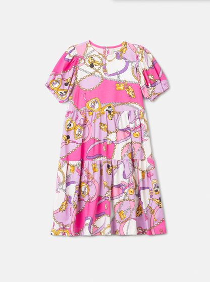 Vestido Infantil Memórias Disney - Animê