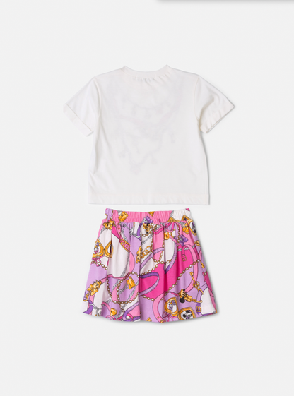 Conjunto Infantil Blusa e Saia Essentials Disney - Animê