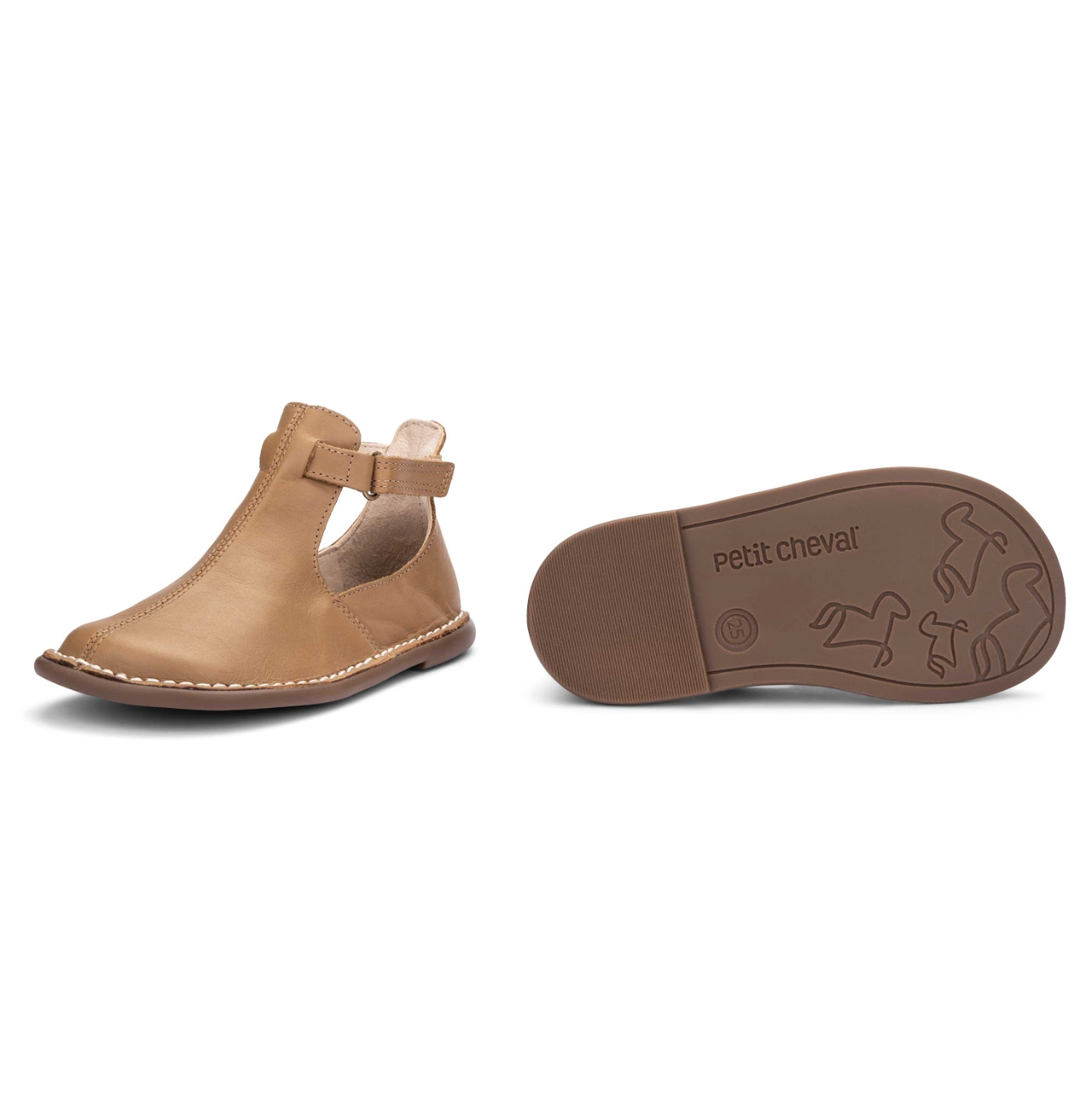 Bota Infantil Meia-Lua Caramelo - Petit Cheval