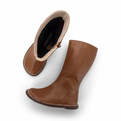 Bota Infantil Couro Pluie Nut - Petit Cheval