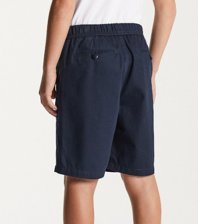 Bermuda Infantil Sarja Confort Marinho - Um Mais Um PRÉ-VENDA