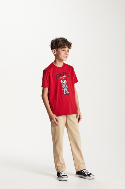 Camiseta Infantil Urso Mascote - Um Mais Um PRÉ-VENDA