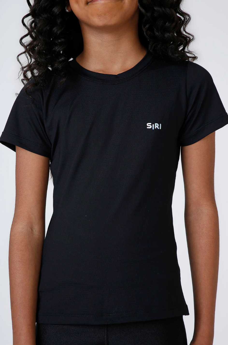 Conjunto Infantil Blusa Maria New Trip e Bermuda Eloisa Trilobal Básico Preto - Siri Sport