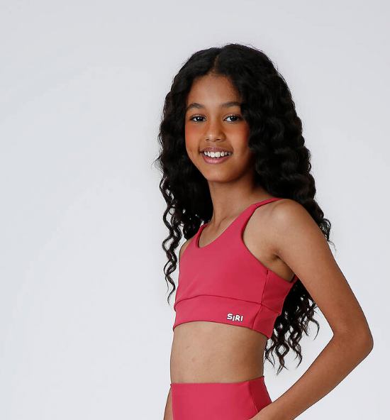 Conjunto Infantil Top Sara Nagoya Brincadeira Romã e Bermuda  Isis Brincadeira Romã - Siri Sport