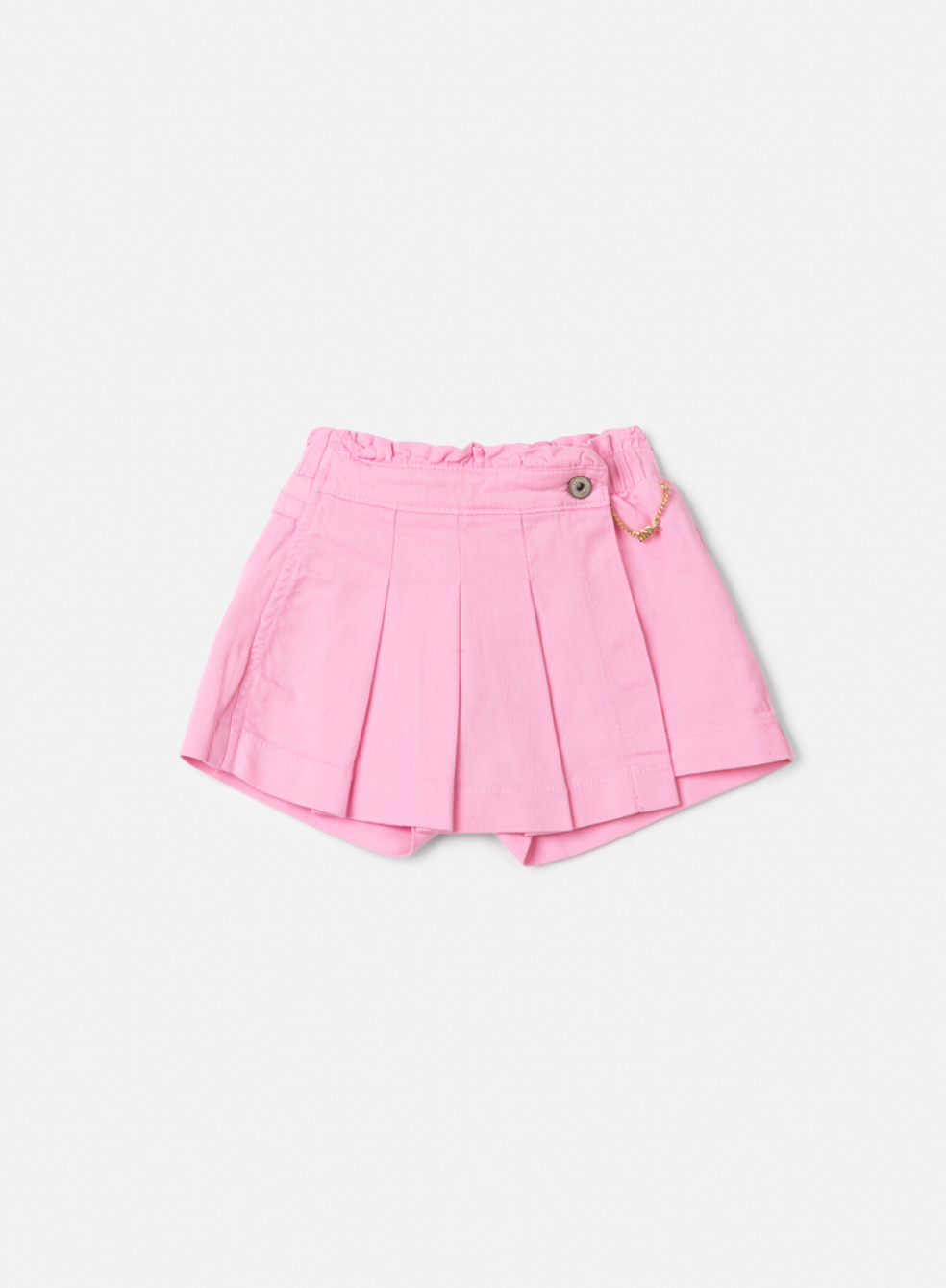 Conjunto Infantil Camisa Minnie Flores e Shorts-saia Sarja Rosa Girly - Animê Petite