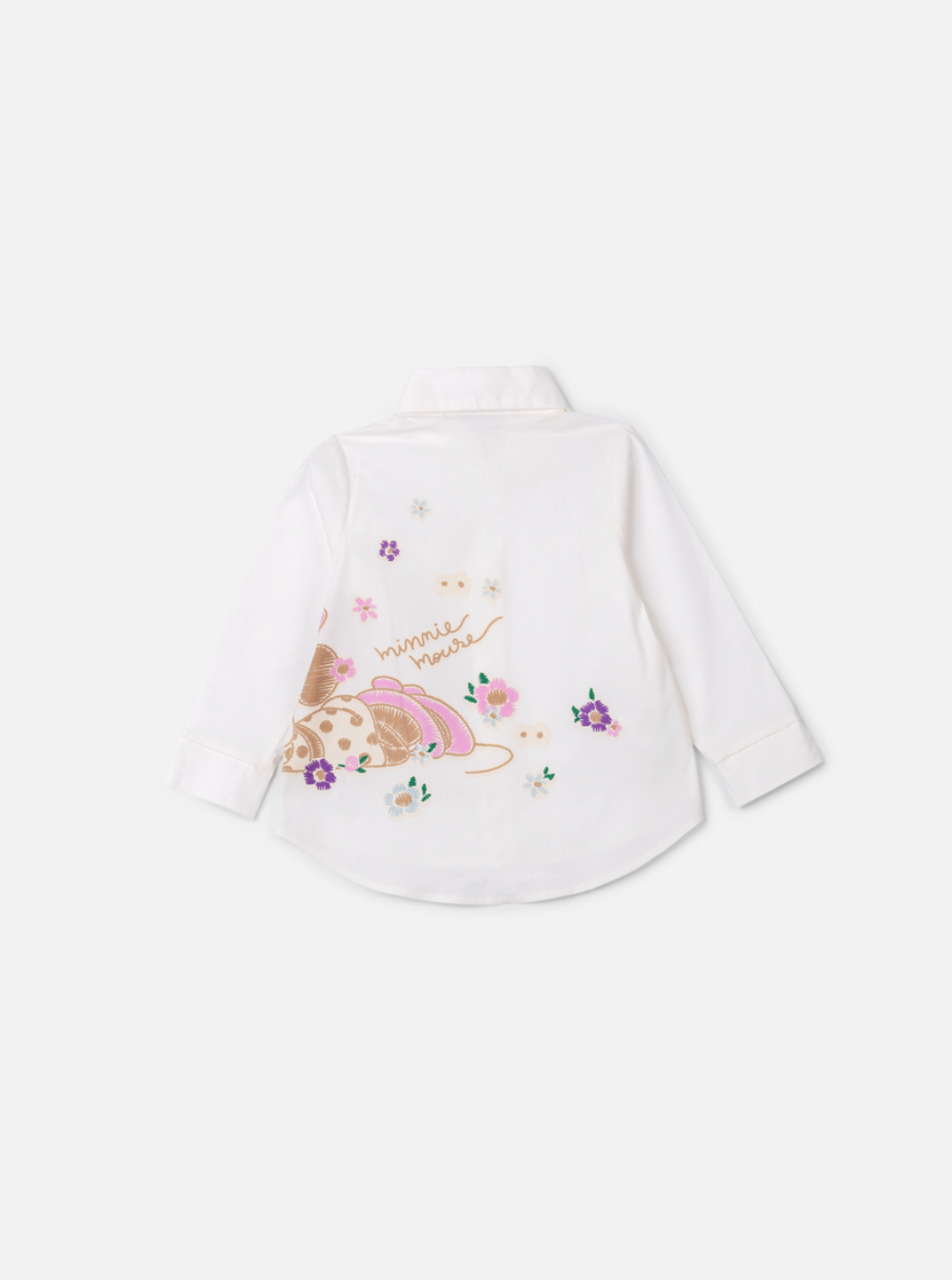 Conjunto Infantil Camisa Minnie Flores e Shorts-saia Sarja Rosa Girly - Animê Petite