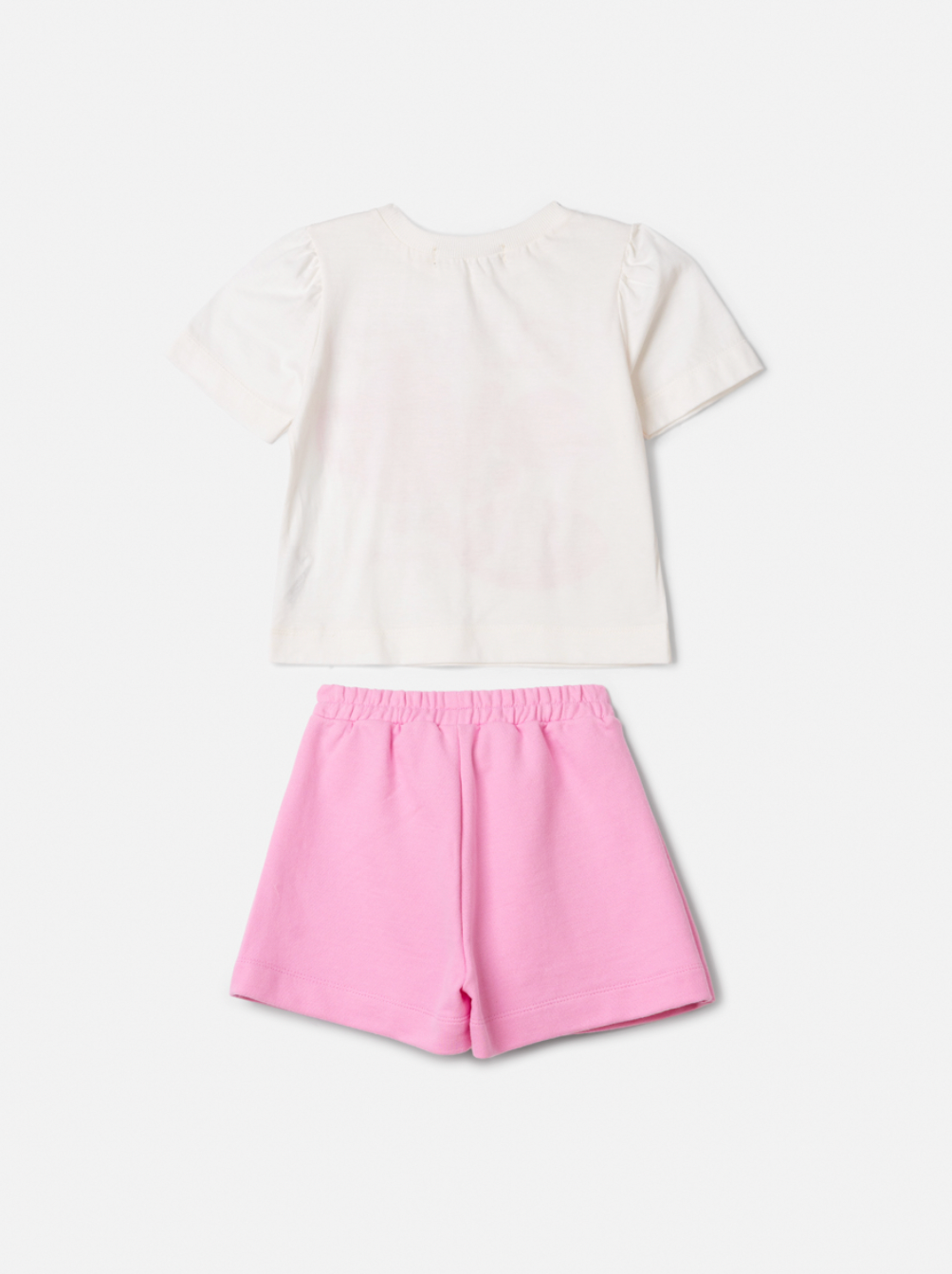 Conjunto Infantil Blusa Tea Party e Shorts Rosa Girly - Animê Petite PRÉ-VENDA